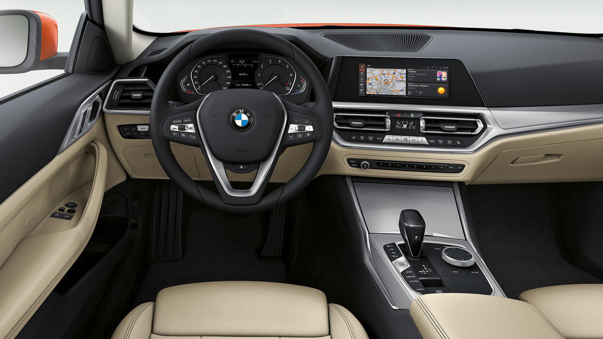 BMW 4 Series Coupé G22 2020 Basic equipment interior 